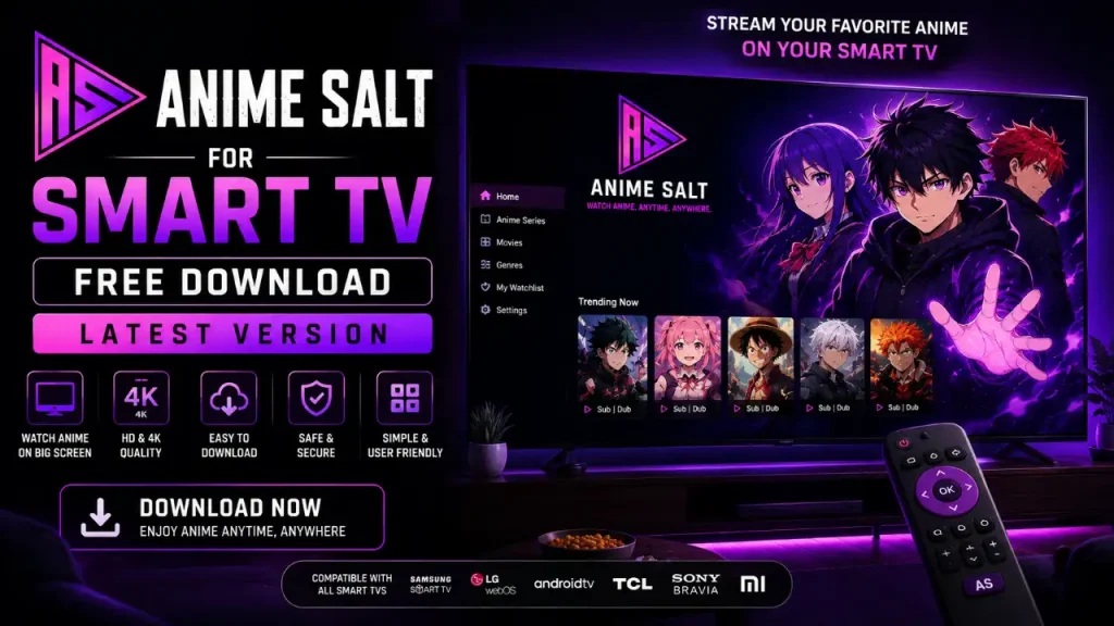 Anime Salt Smart TV setup